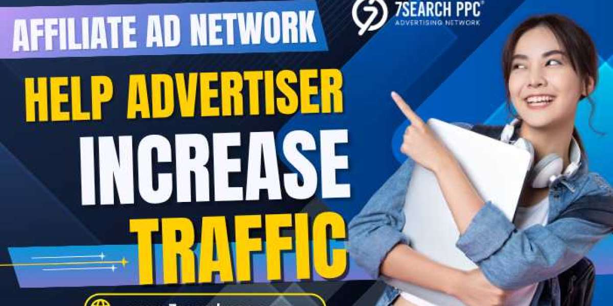 How do affiliate ad networks help advertisers increase their traffic?